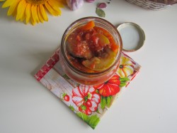 Соте из баклажанов и кабачков на зиму