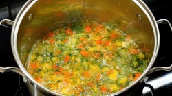 название картинки Овощной суп на рыбном бульоне заправочный