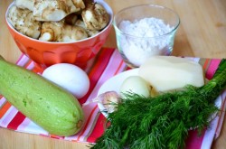 Овощные оладьи из топинамбура