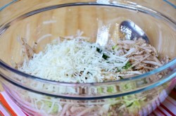 Овощные оладьи из топинамбура