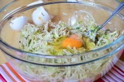 Овощные оладьи из топинамбура