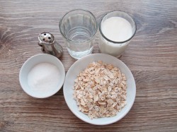 Овсяная каша в микроволновке