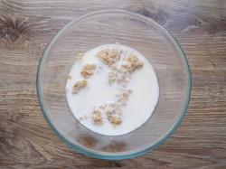 Овсяная каша в микроволновке