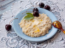 Овсяная каша в микроволновке