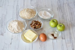 Овсяное печенье с яблоком без муки