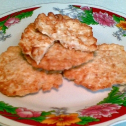 Овсяные блины с чесноком