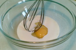 Овсяные блины с чесноком - шаг 2 Овсяные блины с чесноком - шаг 2