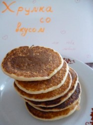 Панкейки на молоке с разрыхлителем классически