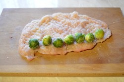 Паровой диетический рулет с брюссельской капустой