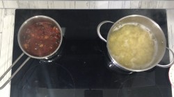 название картинки Паста с баклажанами и помидорами