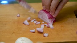 название картинки Паста спагетти с шампиньонами и твердым сыром пармезан