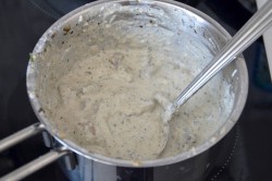 название картинки Паста фетучини с грибами в сливочном соусе