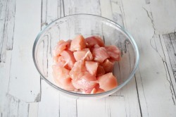 название картинки Паста с куриным филе и беконом