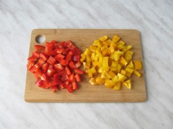 Макароны с запеченными овощами и сыром в духовке