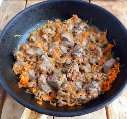 Печень на сковороде