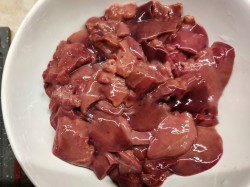 Печень отварная