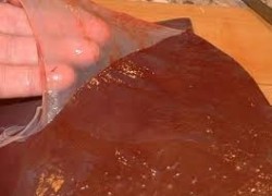 название картинки Печень говяжья тушеная с грибами