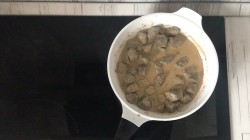 название картинки Печень в сливочном соусе