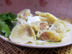 название картинки Свиные пельмени из свинины