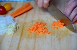 Пенне с курицей и овощами