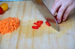 Пенне с курицей и овощами