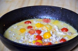 Пенне с курицей и овощами