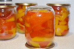 название картинки Перец болгарский на зиму дольками маринованный