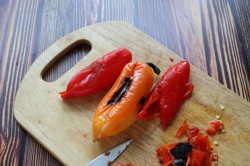 название картинки Перец болгарский маринованный с чесноком