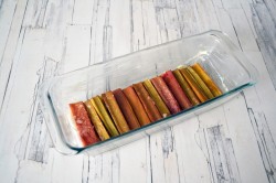 Перевернутый кекс с ревенем и миндалем