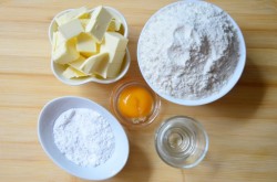 Пирог песочная галета с персиками