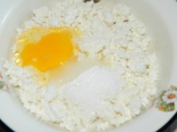 Песочно творожный пирог