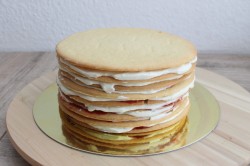 Песочно-творожный торт с клубничным джемом - шаг 15 Песочно-творожный торт с клубничным джемом - шаг 15