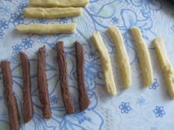 название картинки Песочное печенье шоколадно-ванильное