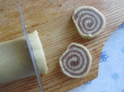 название картинки Песочное печенье шоколадно-ванильное