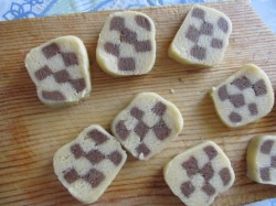 название картинки Песочное печенье шоколадно-ванильное