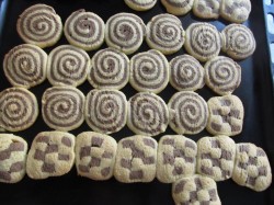 название картинки Песочное печенье шоколадно-ванильное