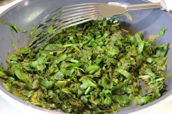 название картинки Песочный пирог с творогом и щавелем