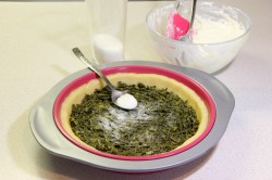 название картинки Песочный пирог с творогом и щавелем