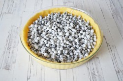 Песочный пирог с черникой и творогом - шаг 15