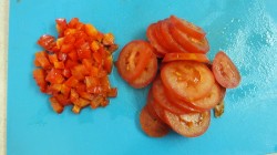 Пицца без теста на курице