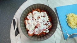 Пицца без теста на курице