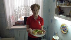 Пицца без теста на курице