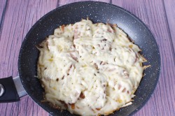 название картинки Пицца Минутка на сковороде быстрая и простая