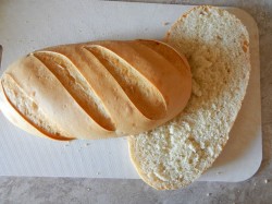 название картинки Пицца на батоне в духовке