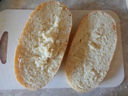 название картинки Пицца на батоне в духовке