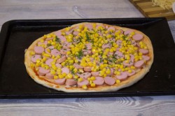 Пицца с кукурузой - шаг 18 Пицца с кукурузой - шаг 18