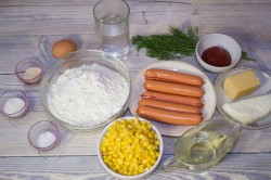 Пицца с кукурузой - шаг 1 Пицца с кукурузой - шаг 1