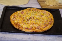 Пицца с кукурузой - шаг 20 Пицца с кукурузой - шаг 20