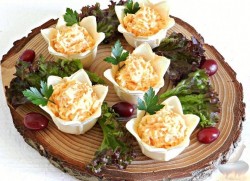 название картинки Пикантная закуска в тарталетках Лилии