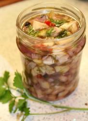 название картинки Маринованные пикули из кабачка цуккини